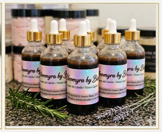 Tónico Capilar de Menta y Romero Bloomyra – Estimula el Crecimiento del Cabello