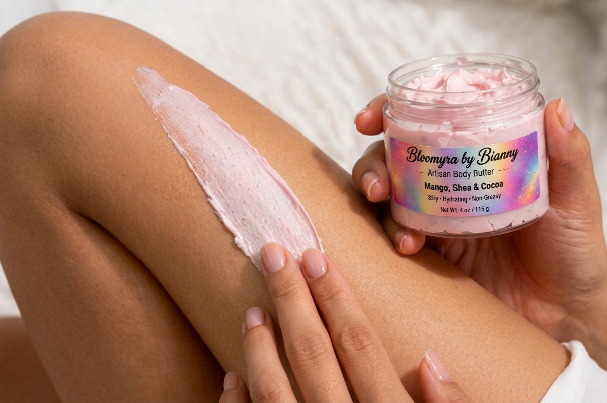 Bloomyra Body Butter 4oz – Hidratación Profunda