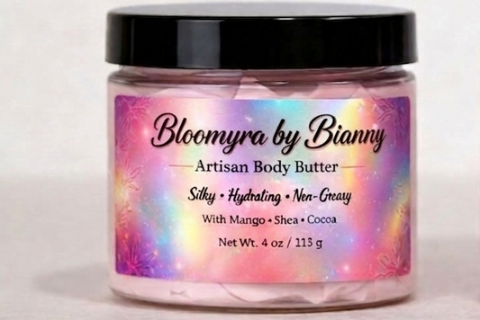 Bloomyra Body Butter 4oz – Hidratación Profunda