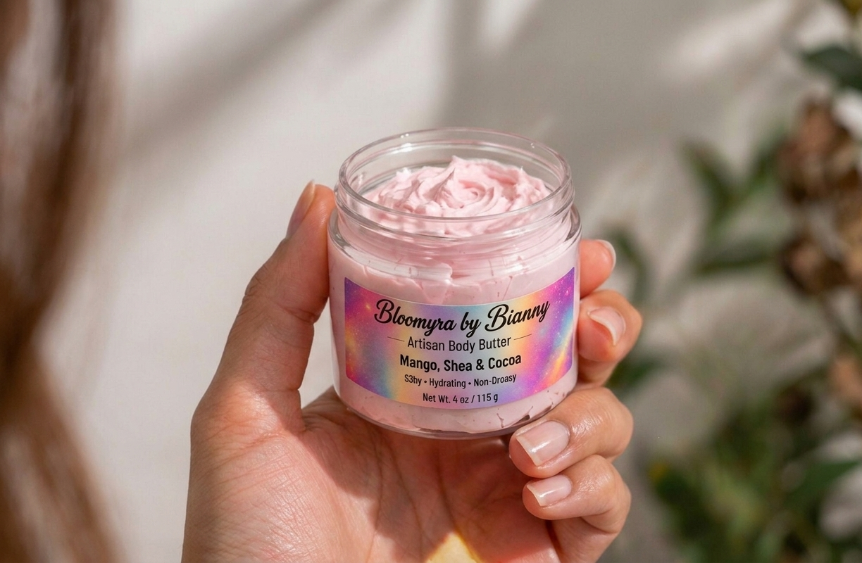 Bloomyra Body Butter 4oz – Hidratación Profunda