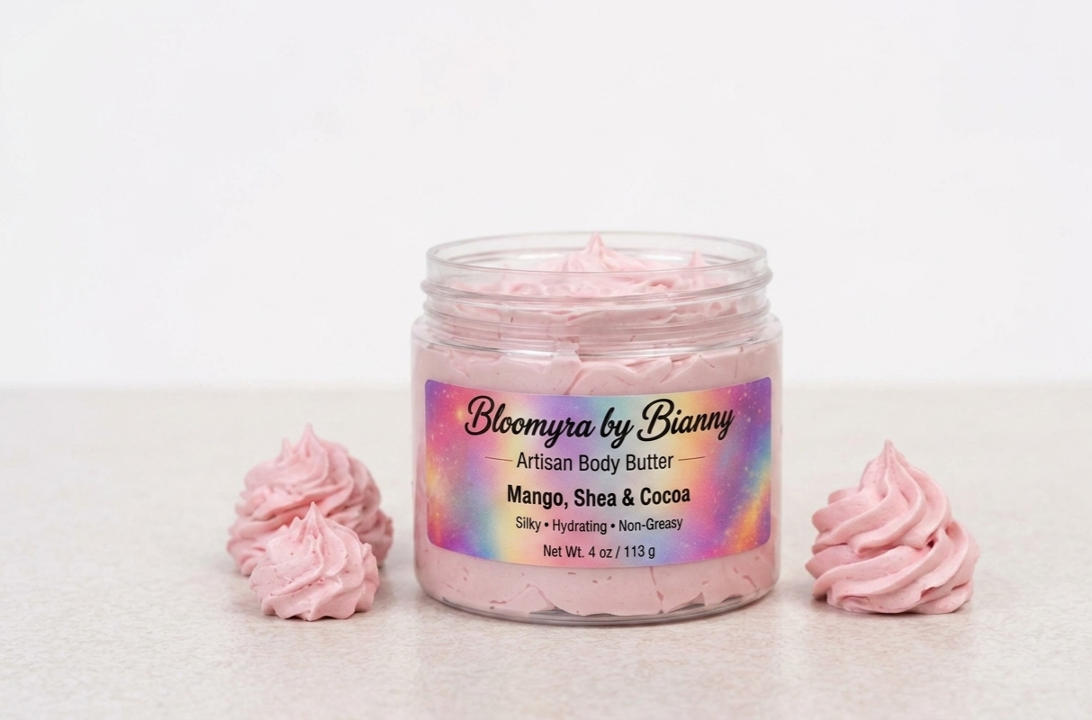 Bloomyra Body Butter 4oz – Hidratación Profunda